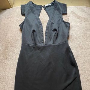 Black stretch dress